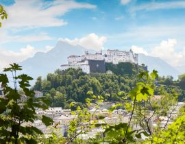 Lais Puzzle - Panorama-Ausblick auf die Festung Hohensalzburg in der Stadt Salzburg im Sommer - Salzburg, Österreich, Europa - 40, 100, 200, 500, 1.000 & 2.000 Teile
