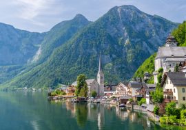 Lais Puzzle - Aussicht auf das Dorf Hallstatt, Salzkammergut, Österreich - 1.000 Teile