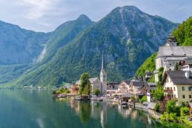 Lais Puzzle - Aussicht auf das Dorf Hallstatt, Salzkammergut, Österreich - 2.000 Teile