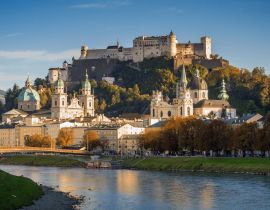 Lais Puzzle - Festung Hohensalzburg mit Salzburger Altstadt im Herbst, Österreich - 40, 100, 200, 500, 1.000 & 2.000 Teile