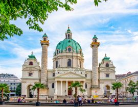 Lais Puzzle - Karlsplatz und Karlskirche Wien - 40, 100, 200, 500, 1.000 & 2.000 Teile