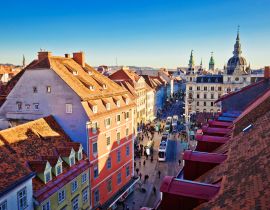 Lais Puzzle - Grazer Markt Stadtbild und Stadtbildansicht - 40, 100, 200, 500, 1.000 & 2.000 Teile