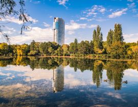 Lais Puzzle - Der Floridsdorfer Wasserpark an der Alten Donau in Wien, Österreich - 40, 100, 200, 500, 1.000 & 2.000 Teile