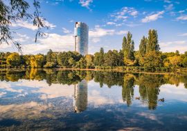 Lais Puzzle - Der Floridsdorfer Wasserpark an der Alten Donau in Wien, Österreich - 1.000 Teile
