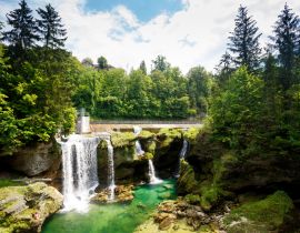 Lais Puzzle - Traunfall in Österreich - 40, 100, 200, 500, 1.000 & 2.000 Teile