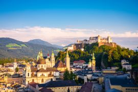 Lais Puzzle - Schöne Aussicht auf das Salzburger Stadtbild mit der Festung Hohensalzburg im Sommer, Salzburg, Österreich - 2.000 Teile