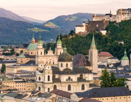 Lais Puzzle - Salzburger Dom bei der Festung Hohensalzburg. Österreich - 40, 100, 200, 500, 1.000 & 2.000 Teile