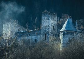 Lais Puzzle - Burg Schachenstein in Thörl am Südabhang des Schöckl in der Steiermark, Österreich - 1.000 Teile
