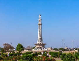 Lais Puzzle - Minar-e-Pakistan, ein Nationaldenkmal in Lahore, Pakistan, vor dem Hintergrund des blauen Himmels - 40, 100, 200, 500, 1.000 & 2.000 Teile