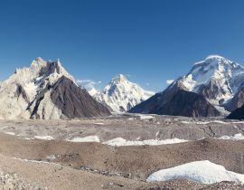 Lais Puzzle - Blick auf Crystal Peal, Marble Peak, K2 Berg und Broad Peak, zusammen mit Baltoro Gletscher, Concordia, K2 Base Camp Trek, Pakistan - 40, 100, 200, 500, 1.000 & 2.000 Teile