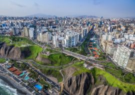 Lais Puzzle - Panoramablick auf die Stadt Miraflores und die Stadt Lima im Hintergrund - 1.000 Teile