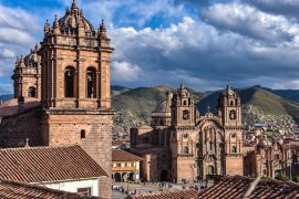 Lais Puzzle - Panoramablick auf die Plaza de Armas, die Kathedrale und die Kirche Compania de Jesus in Cusco, Peru - 2.000 Teile