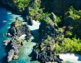 Lais Puzzle - Luftaufnahme des Hidden Beach in El Nido, Palawan, Philippinen - 40, 100, 200, 500, 1.000 & 2.000 Teile