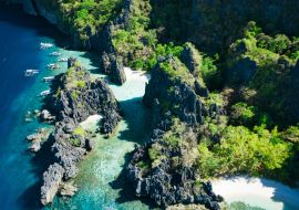 Lais Puzzle - Luftaufnahme des Hidden Beach in El Nido, Palawan, Philippinen - 1.000 Teile