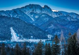 Lais Puzzle - Giewont-Gipfel in der Morgendämmerung in Zakopane im Winter, Tatra-Gebirge, Polen - 1.000 Teile