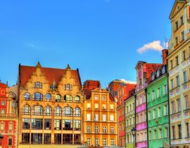 Lais Puzzle - Bunte Häuser auf dem Marktplatz in Wroclaw, Polen - 40, 100, 200, 500, 1.000 & 2.000 Teile