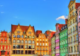 Lais Puzzle - Bunte Häuser auf dem Marktplatz in Wroclaw, Polen - 1.000 Teile