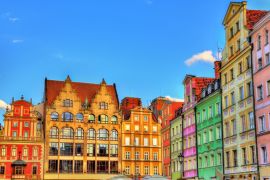 Lais Puzzle - Bunte Häuser auf dem Marktplatz in Wroclaw, Polen - 2.000 Teile