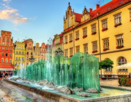 Lais Puzzle - Brunnen auf dem Marktplatz von Wroclaw - Polen - 40, 100, 200, 500, 1.000 & 2.000 Teile