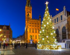 Lais Puzzle - Schöner Weihnachtsbaum in der Altstadt von Gdansk, Polen - 40, 100, 200, 500, 1.000 & 2.000 Teile