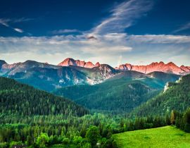 Lais Puzzle - Sonnenuntergang in den Bergen in Polen im Sommer, Europa - 40, 100, 200, 500, 1.000 & 2.000 Teile