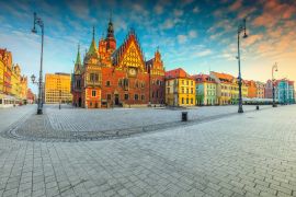 Lais Puzzle - Fantastische Morgenszene in Breslau auf dem Marktplatz, Polen, Europa - 2.000 Teile