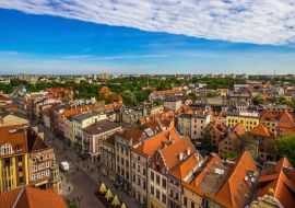 Lais Puzzle - Luftaufnahme. Altstadt von Torun. Polen - 1.000 Teile