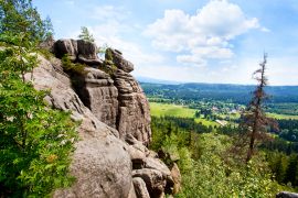 Lais Puzzle - Landschaft der Tafelberge, Nationalpark Stolower Berge in Polen - 2.000 Teile