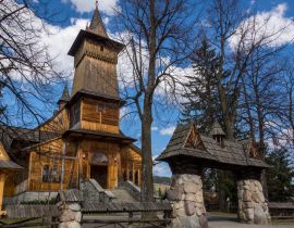 Lais Puzzle - Holzkirche in Koscielisko bei Zakopane, Kleinpolen, Polen - 40, 100, 200, 500, 1.000 & 2.000 Teile