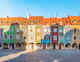 Lais Puzzle - Posen (Poznan). Bunte traditionelle Wohnhäuser in der Altstadt - 40, 100, 200, 500, 1.000 & 2.000 Teile