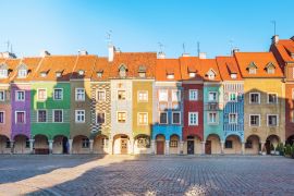 Lais Puzzle - Posen (Poznan). Bunte traditionelle Wohnhäuser in der Altstadt - 2.000 Teile