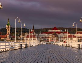 Lais Puzzle - Der Pier von Sopot und das schöne Stadtbild von Sopot, Polen - 40, 100, 200, 500, 1.000 & 2.000 Teile