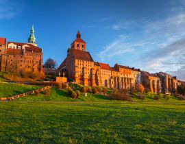 Lais Puzzle - Getreidespeicher von Grudziadz an der Weichsel bei Sonnenuntergang. Polen - 40, 100, 200, 500, 1.000 & 2.000 Teile