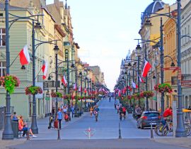 Lais Puzzle - Zentrale Straße von Lodz Piotrkowska am Nachmittag - 40, 100, 200, 500, 1.000 & 2.000 Teile