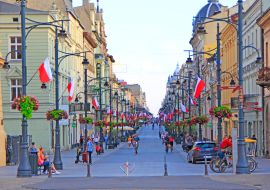 Lais Puzzle - Zentrale Straße von Lodz Piotrkowska am Nachmittag - 1.000 Teile