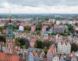 Lais Puzzle - Luftaufnahme von der Basilika Mariä Himmelfahrt, bekannt als Marienkirche, in der Altstadt von Danzig - 40, 100, 200, 500, 1.000 & 2.000 Teile