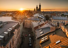 Lais Puzzle - Altstadt von Krakau im Herbst, Polen, UNESCO - 1.000 Teile