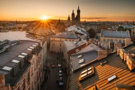 Lais Puzzle - Altstadt von Krakau im Herbst, Polen, UNESCO - 2.000 Teile