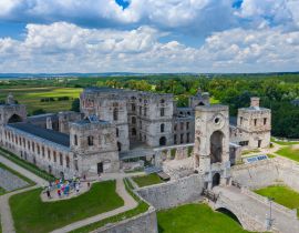 Lais Puzzle - Schloss Krzyztopor, Polen. Luftaufnahme der alten, verfallenen Burg in Ujazd, Świetokrzyskie Voivodeship, Polen - 40, 100, 200, 500, 1.000 & 2.000 Teile
