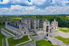 Lais Puzzle - Schloss Krzyztopor, Polen. Luftaufnahme der alten, verfallenen Burg in Ujazd, Świetokrzyskie Voivodeship, Polen - 2.000 Teile