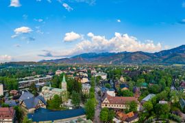 Lais Puzzle - Das Stadtzentrum von Zakopane und die Krupowki-Straße - 2.000 Teile