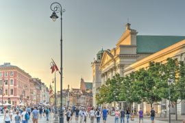 Lais Puzzle - Warschau, Wahrzeichen in der Straße Nowy Swiat - 2.000 Teile