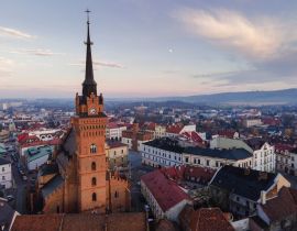 Lais Puzzle - Stadtbild von Tarnow, historische Stadt in Kleinpolen bei Sonnenuntergang - 40, 100, 200, 500, 1.000 & 2.000 Teile