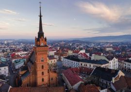 Lais Puzzle - Stadtbild von Tarnow, historische Stadt in Kleinpolen bei Sonnenuntergang - 1.000 Teile