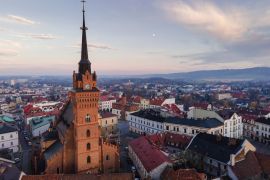 Lais Puzzle - Stadtbild von Tarnow, historische Stadt in Kleinpolen bei Sonnenuntergang - 2.000 Teile