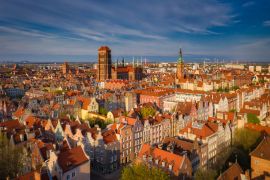 Lais Puzzle - Schöne Architektur in der Altstadt von Danzig. Polen - 2.000 Teile