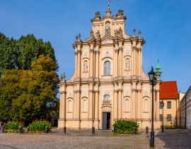 Lais Puzzle - Kosciol Wizytek Visitationist Church of St. Joseph in der Krakowskie Przedmiescie Straße in der Altstadt von Warschau in Polen - 40, 100, 200, 500, 1.000 & 2.000 Teile