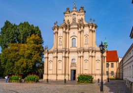 Lais Puzzle - Kosciol Wizytek Visitationist Church of St. Joseph in der Krakowskie Przedmiescie Straße in der Altstadt von Warschau in Polen - 1.000 Teile