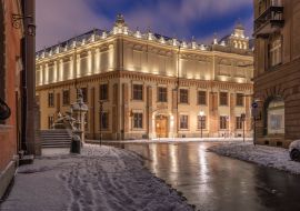 Lais Puzzle - Czartoryskich-Museum (Teil des Nationalmuseums) in Krakau, Polen, gesehen in einer Winternacht - 1.000 Teile