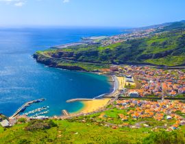 Lais Puzzle - Madeira Insel aus der Luft, Bucht von Machico, Reise schöne Orte in Portugal Inseln - 40, 100, 200, 500, 1.000 & 2.000 Teile